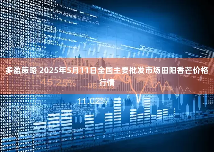 多盈策略 2025年5月11日全国主要批发市场田阳香芒价格行情